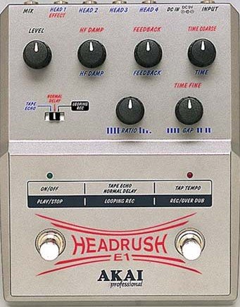 Akai Headrush E1 - Pedal on ModularGrid