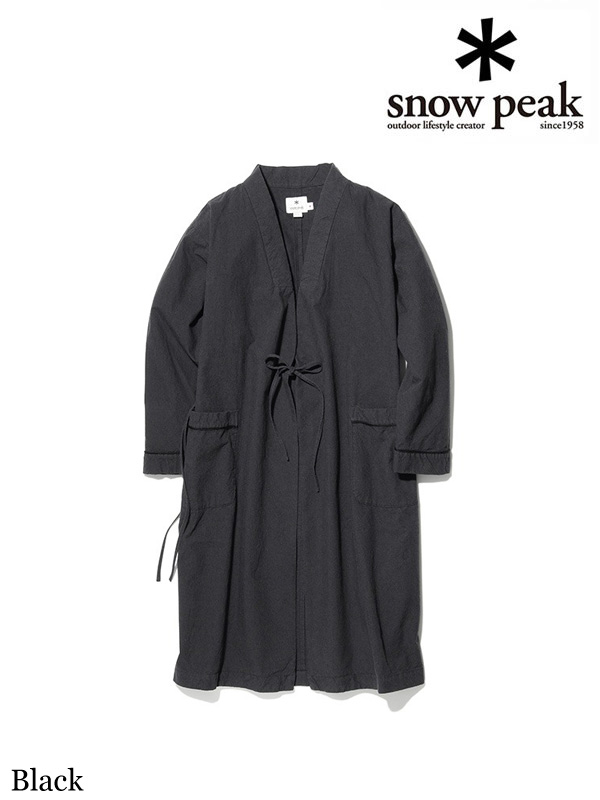 NORAGI Long Jacket #Black｜SNOW PEAK 入荷しました。 – moderate