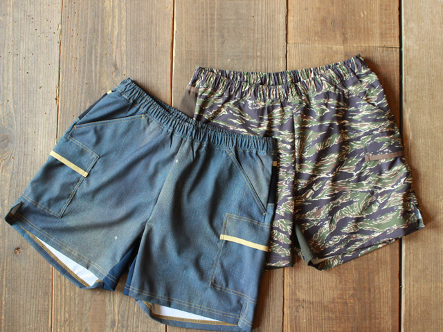 MMAの7pocket Run Pants デニムパターンとタイガーカモ – moderate