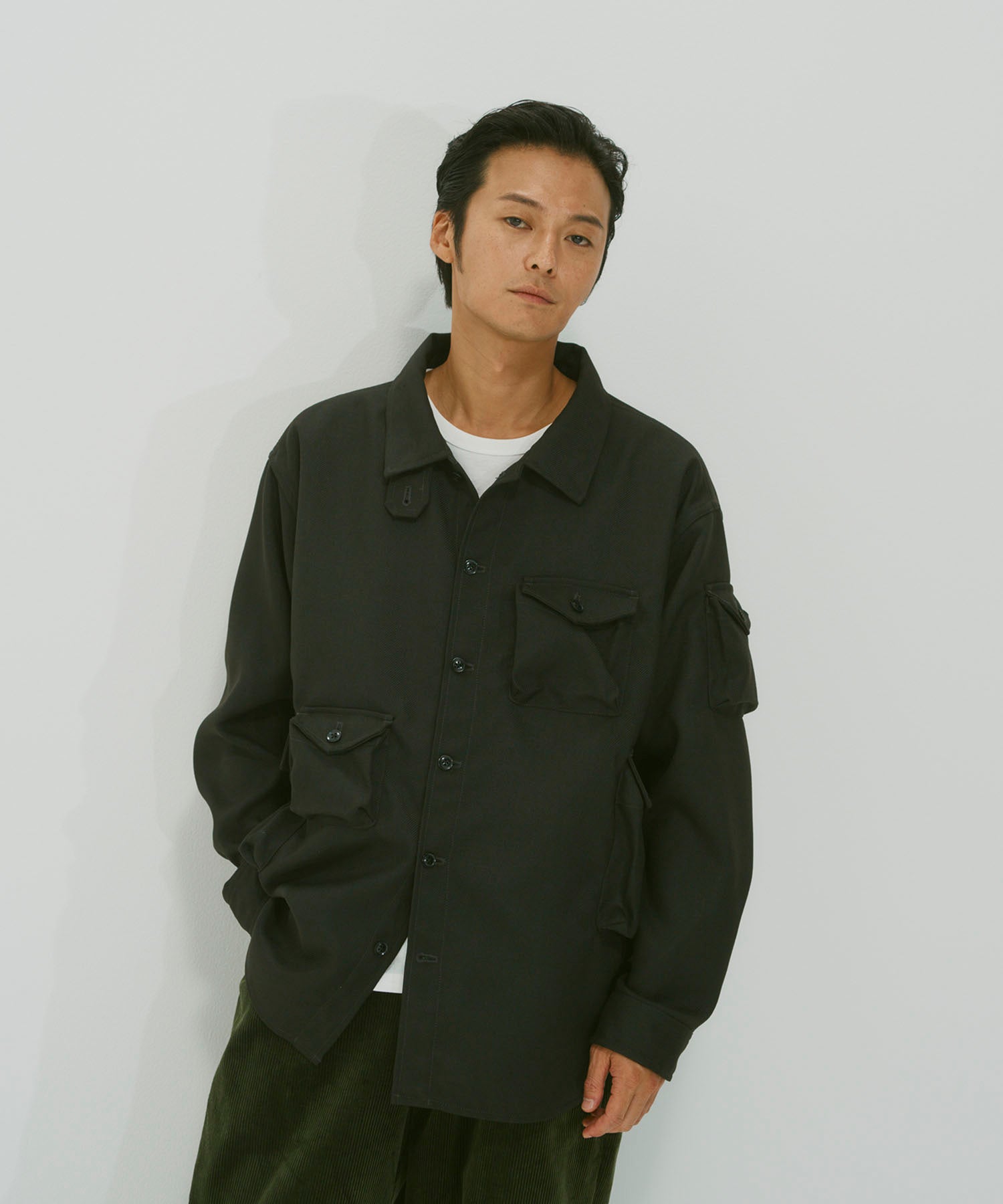 T／TWEED UTILITY CPO SHIRT