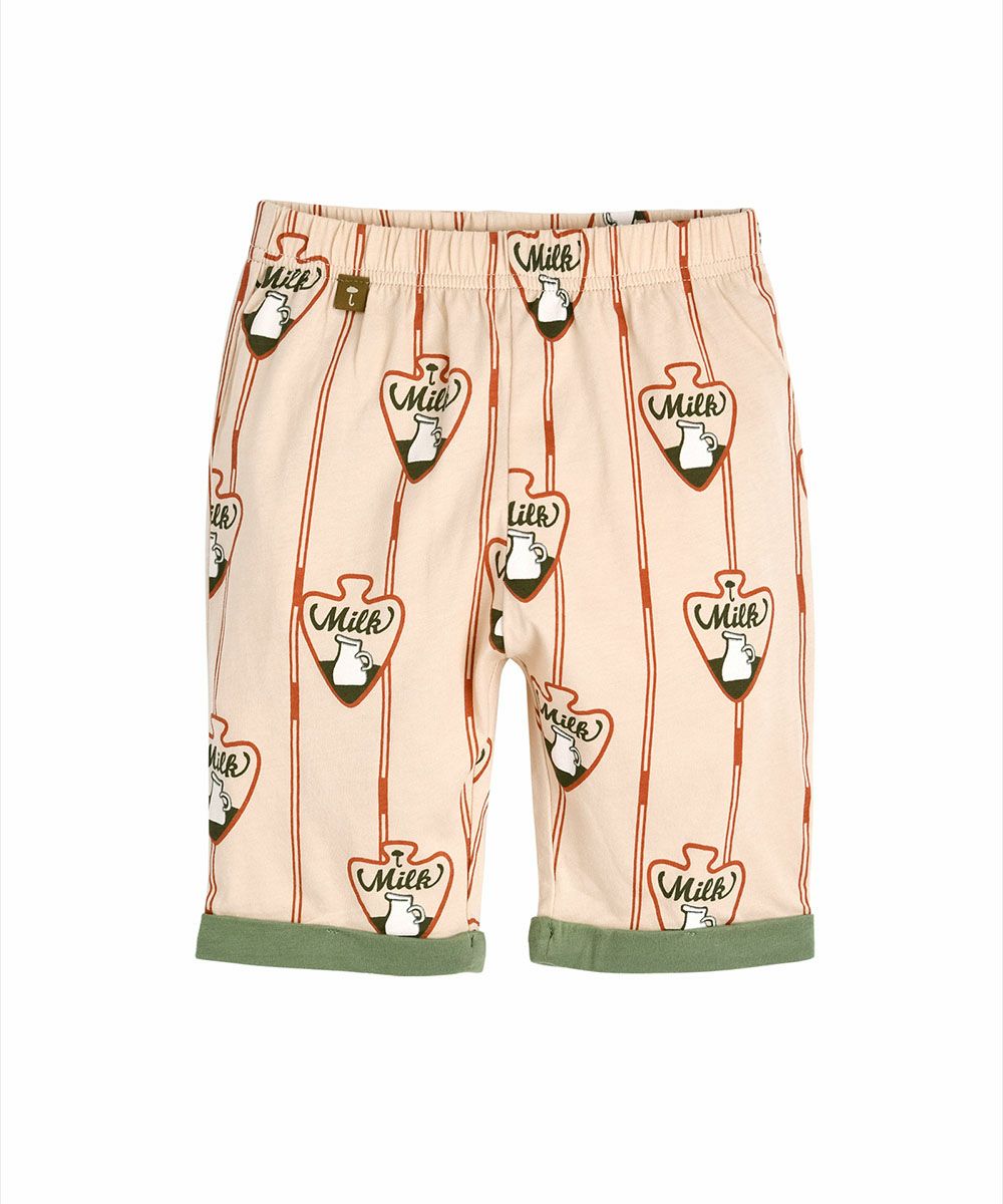 セットアップ】ミルクロバーテープライントップス＆パンツ