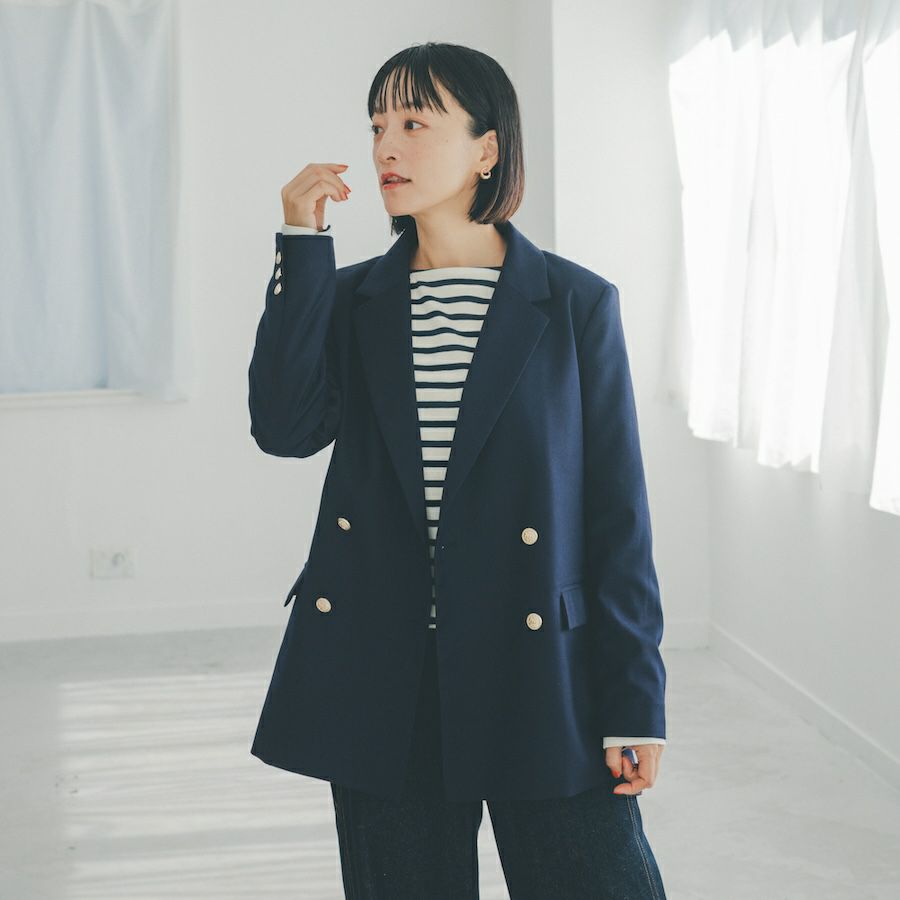 ダブルブレストジャケット(ネイビー) 紺ブレ | もりのがっこう公式