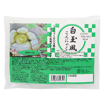 森定商店｜白玉風こんにゃく 抹茶みつ