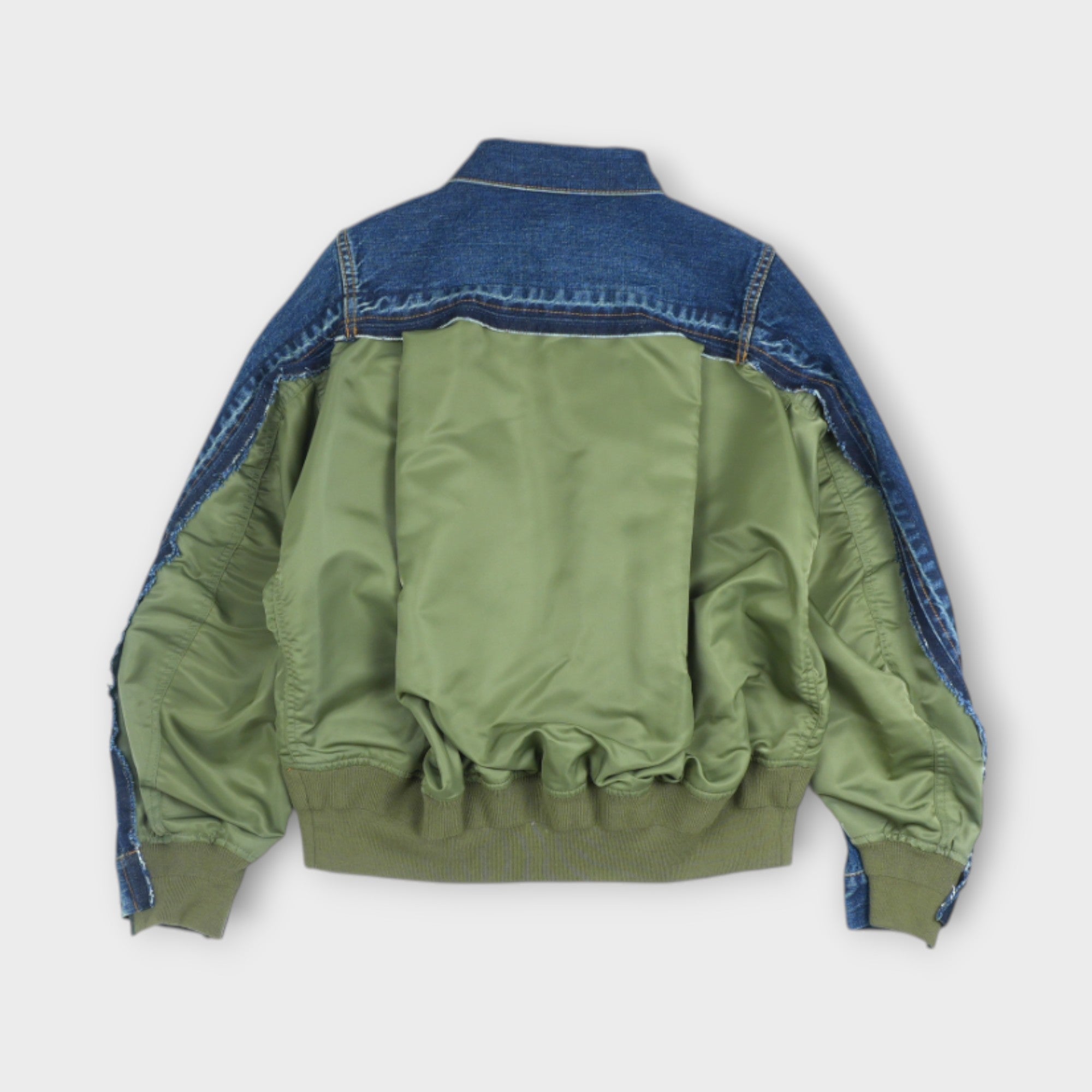 sacai Denim x Nylon Twill Jacket – mou by ACROPOLIS
