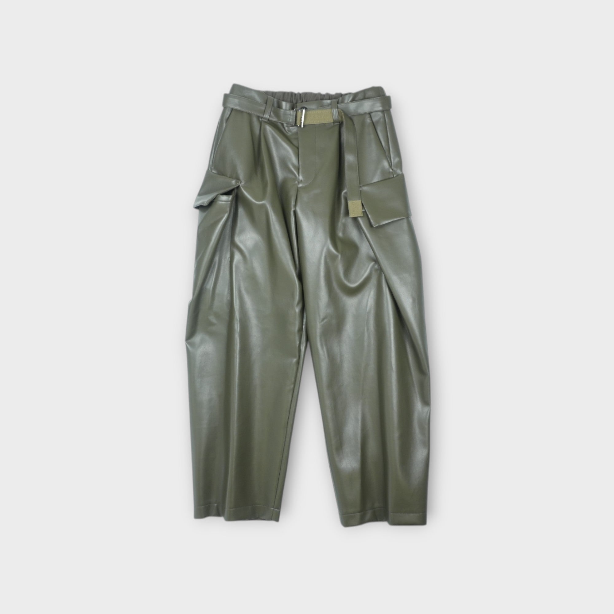 sacai Faux Leather Pants – mou by ACROPOLIS