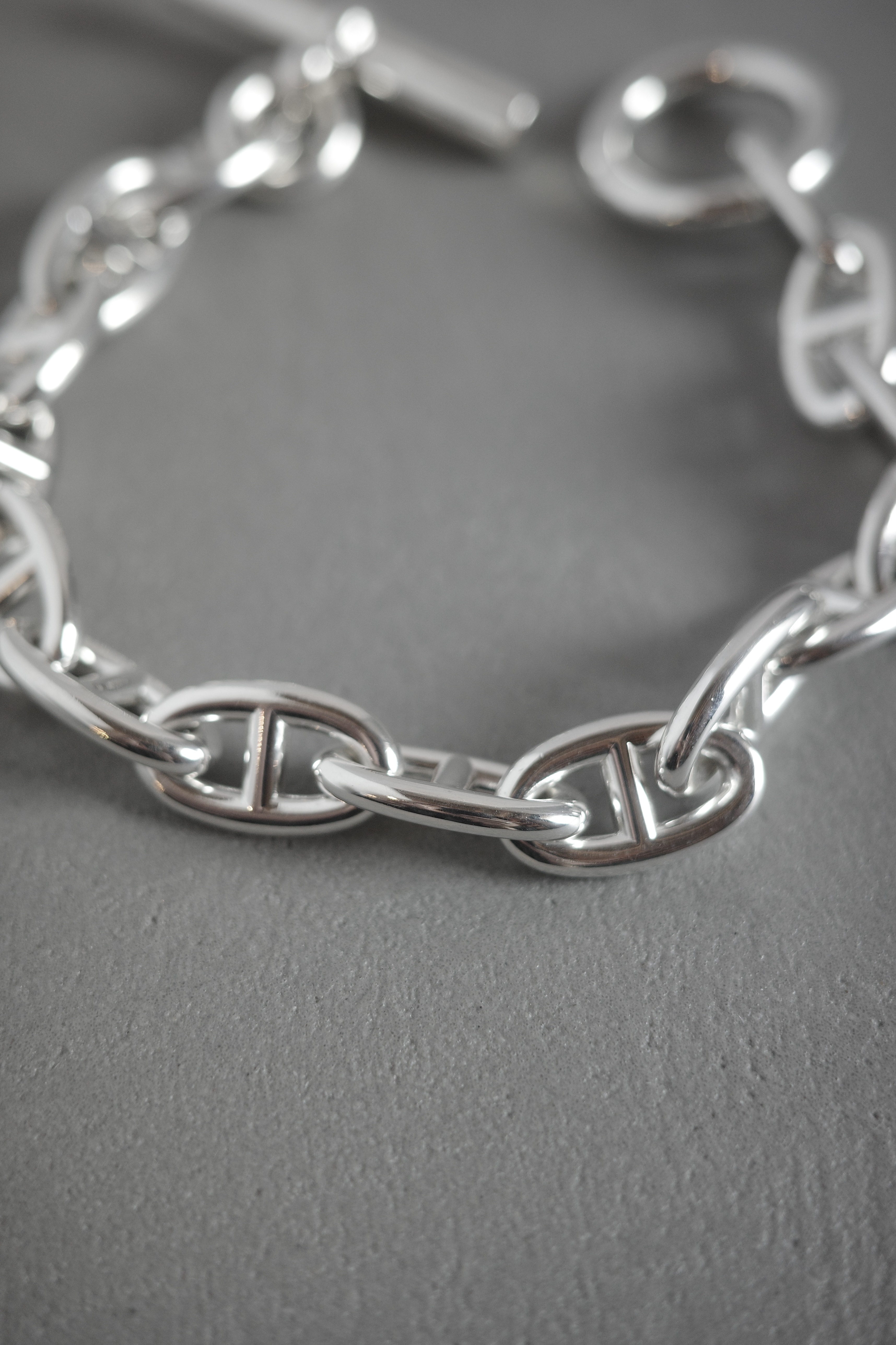 HERMÈS シェーヌダンクル ブレスレット GM 15コマ - mozme