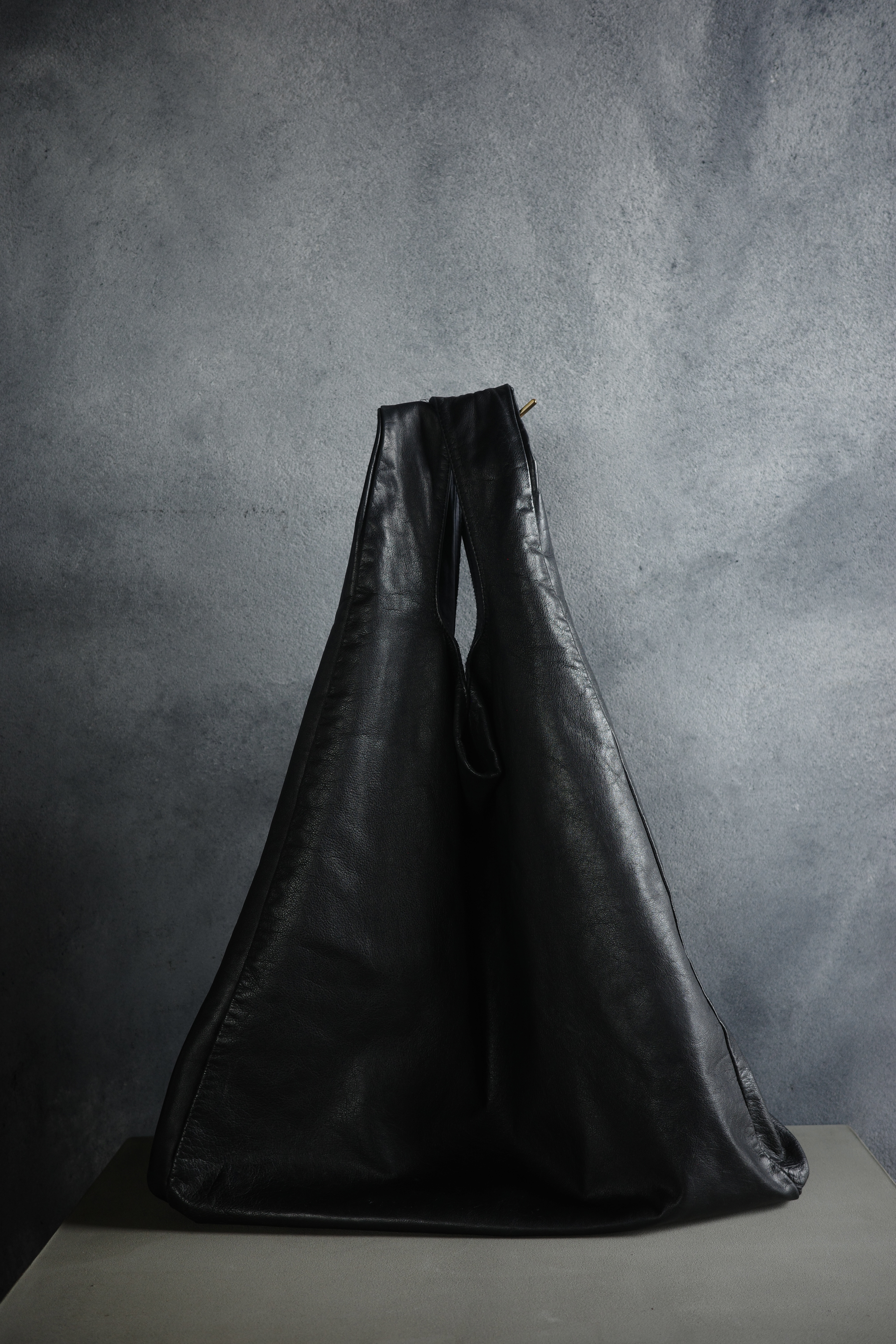 Maison Martin Margiela レザーショッピングトートバッグ - mozme