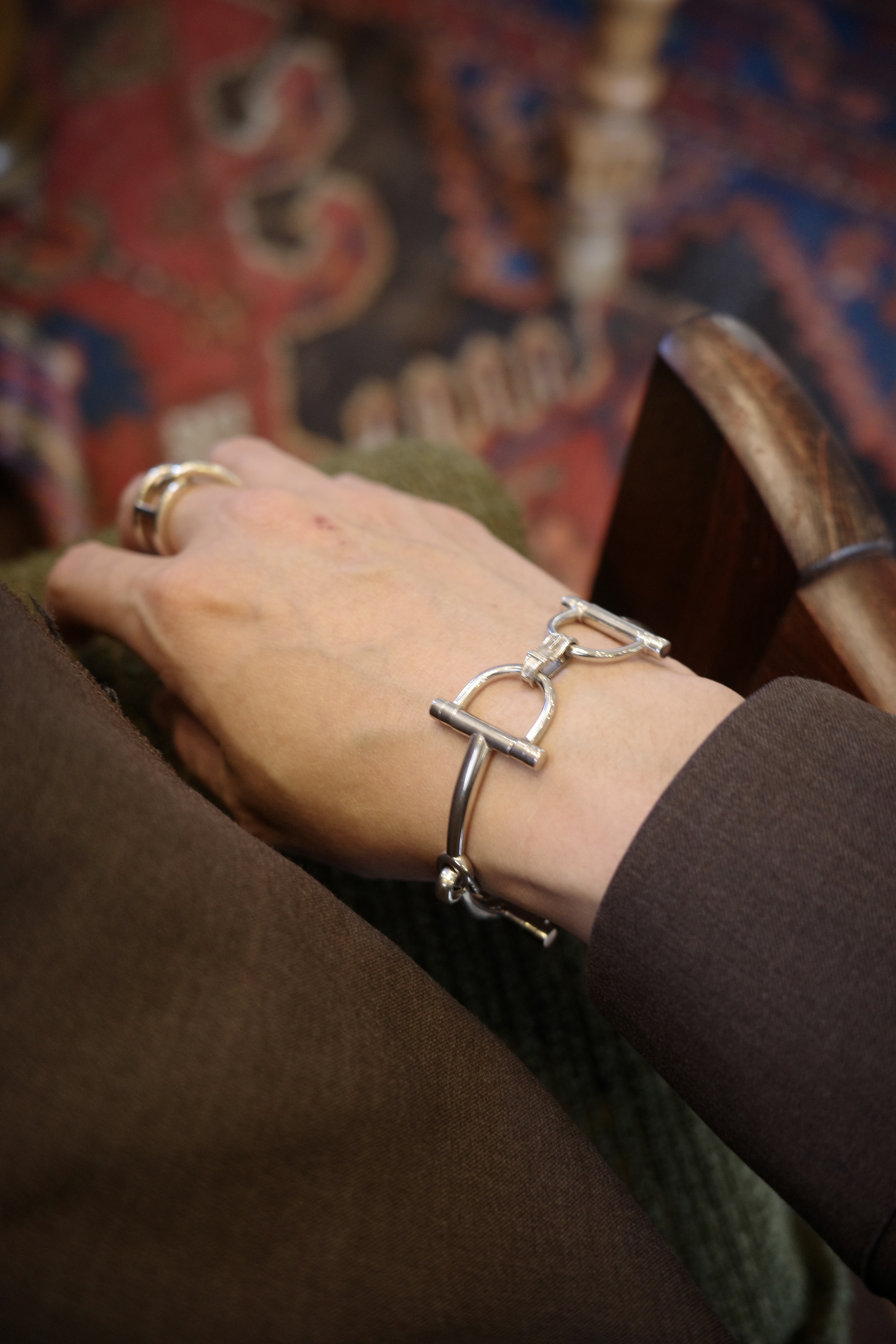 ♦︎HERMES♦︎モーデコースホースビット ブレスレット SV