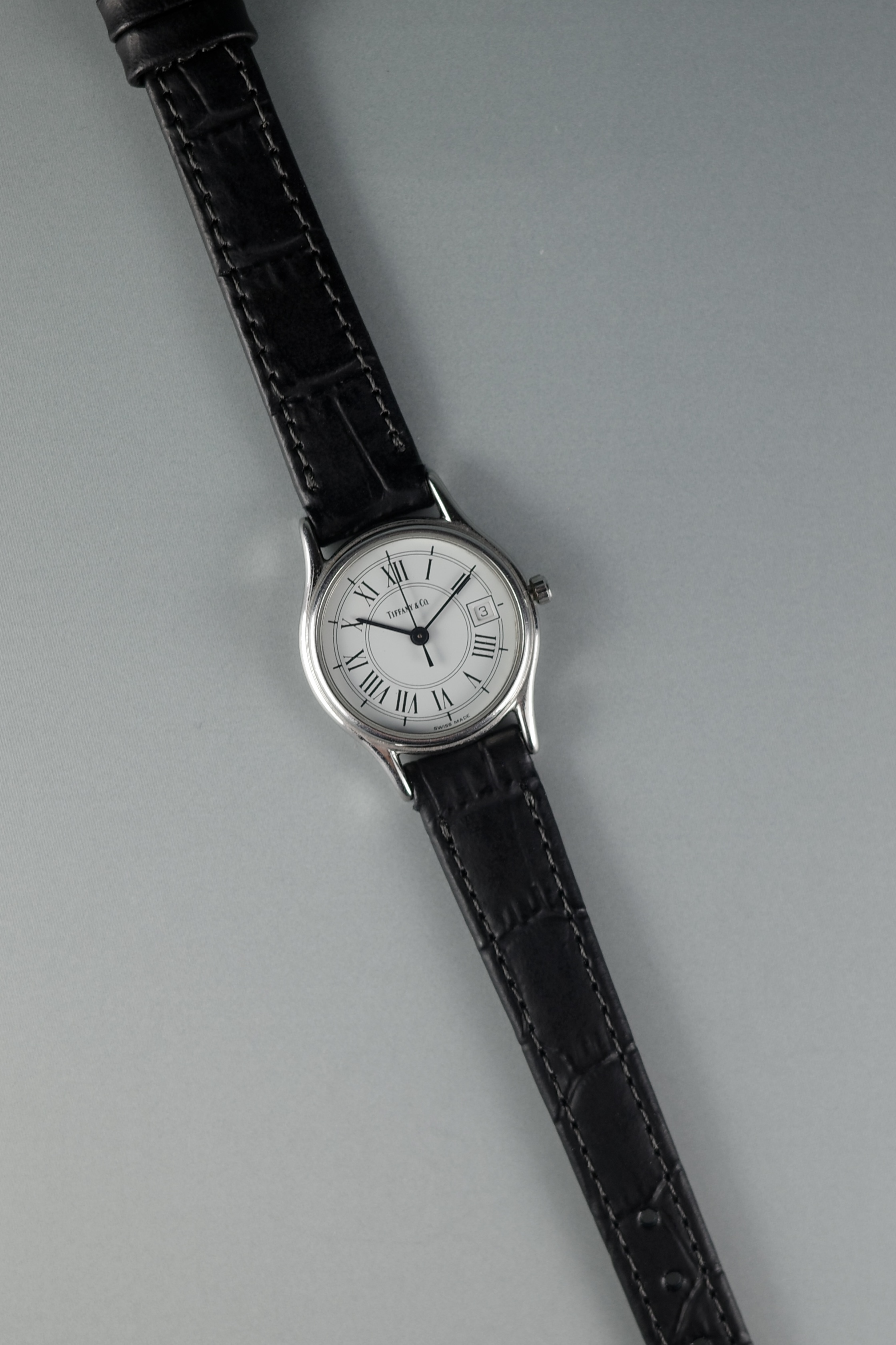 VINTAGE Tiffany&Co クラシックローマン ラウンドウォッチ - mozme