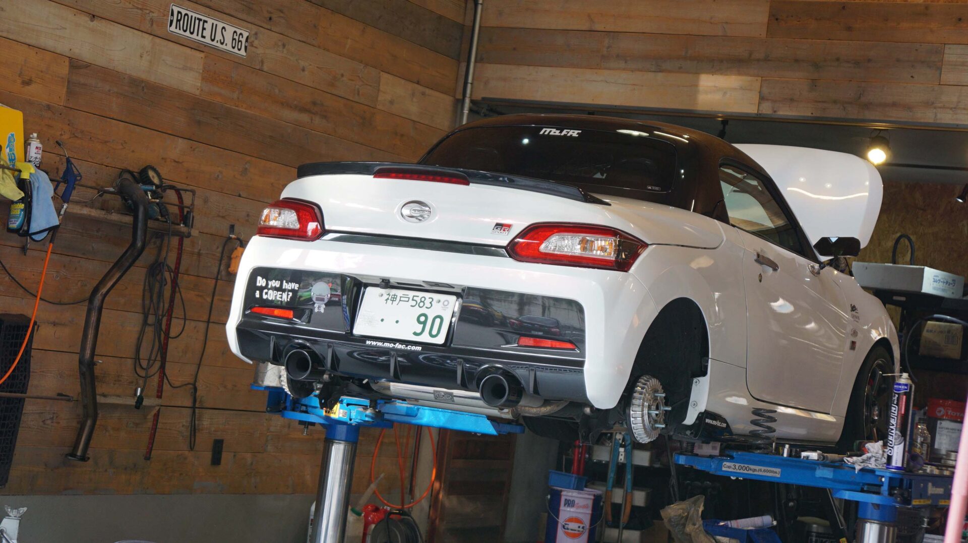 バネの座角をピロで補正したらどうなるのん？ - コペン専門店も。ファク