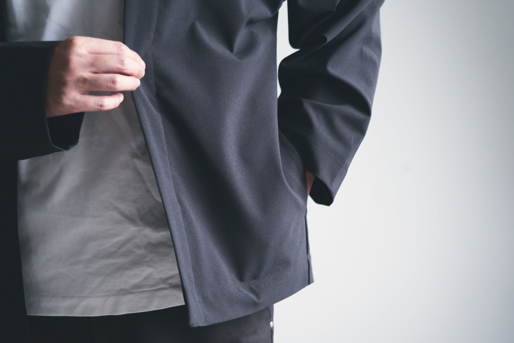 Minimalist HAORI / Black