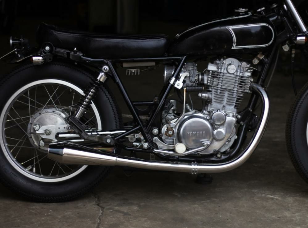 ヤマハ SR400/500 STDメガホン ショート フルエキ ダウン キャブ車