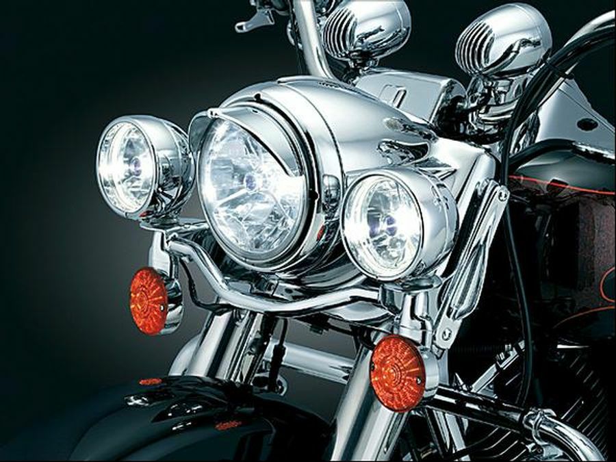 KURYAKYN ヘッドライトバイザー 7インチヘッドライト対応 | バイク