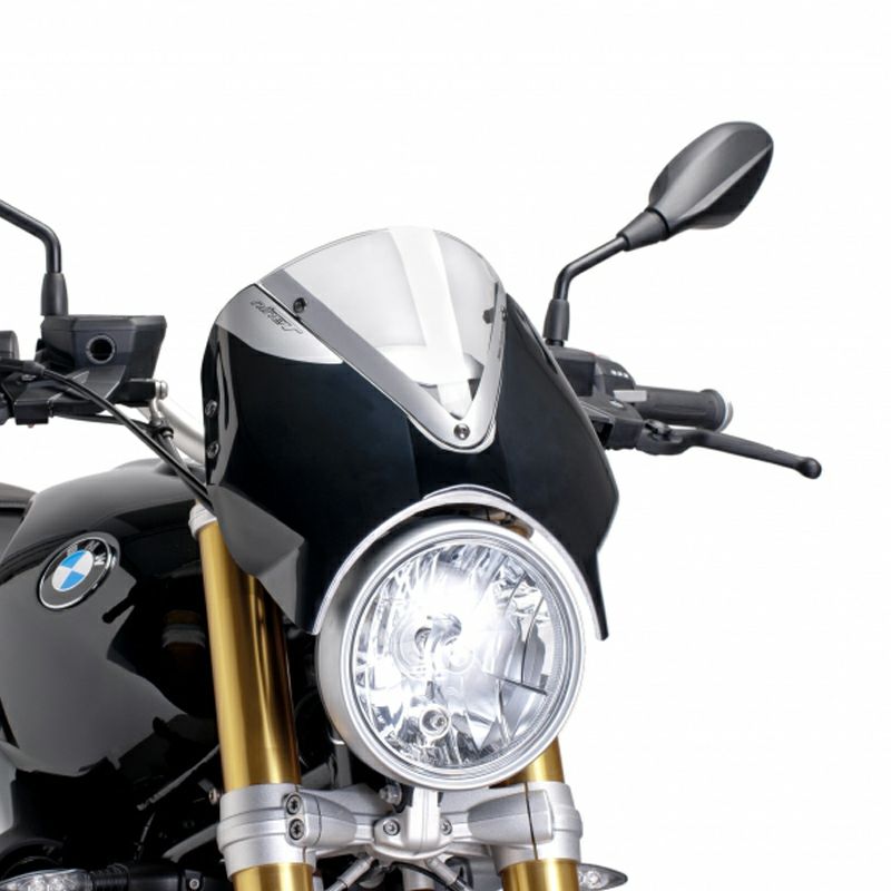 プーチ(Puig) レトロビジョン ブラック/クリア RnineT 7012W | バイク