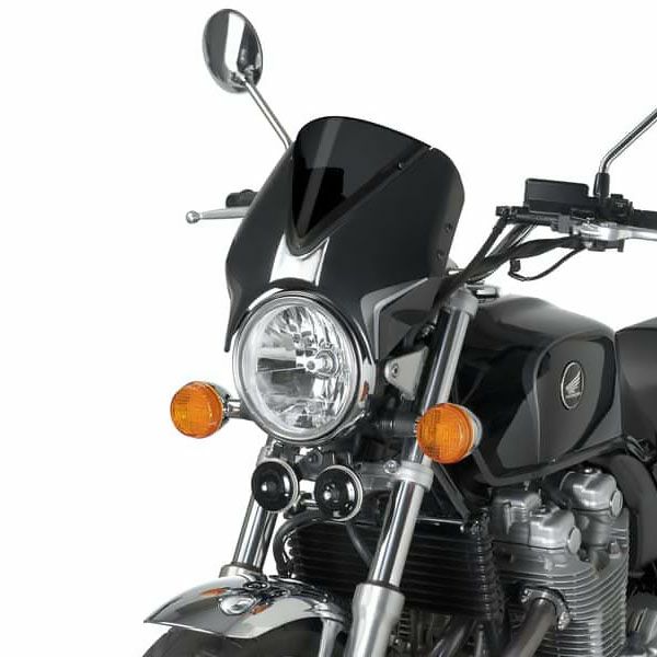 プーチ(Puig) スクリーン ウインドシールド レトロヴィジョン ブラック