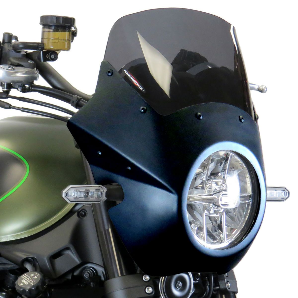 Kawasaki Z900RS LANCER フロントカウル フェアリング ブラック