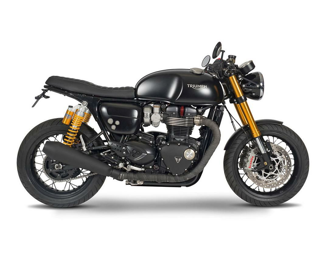 トライアンフ スラクストン1200 ヘッドライト＆スピードメーター