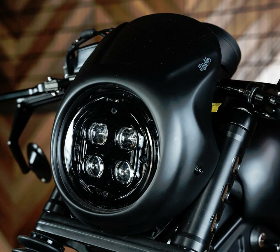 レブル250/500 2020- ヘッドライトカバー スクリーン バイザー K-SPEED