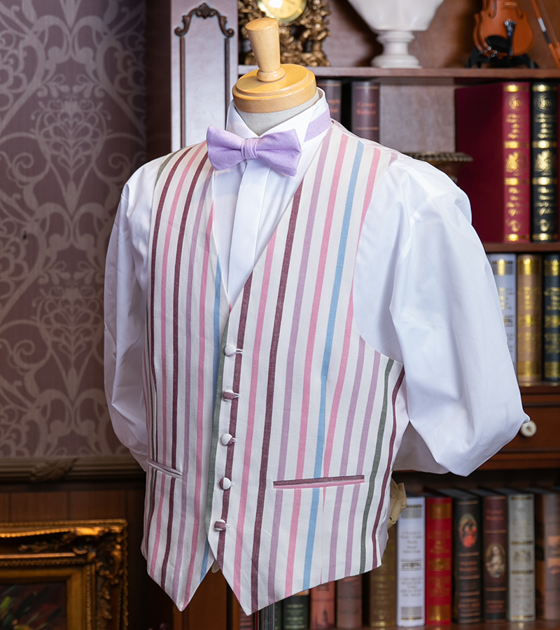 ピンクストライプベスト | MARQUIS