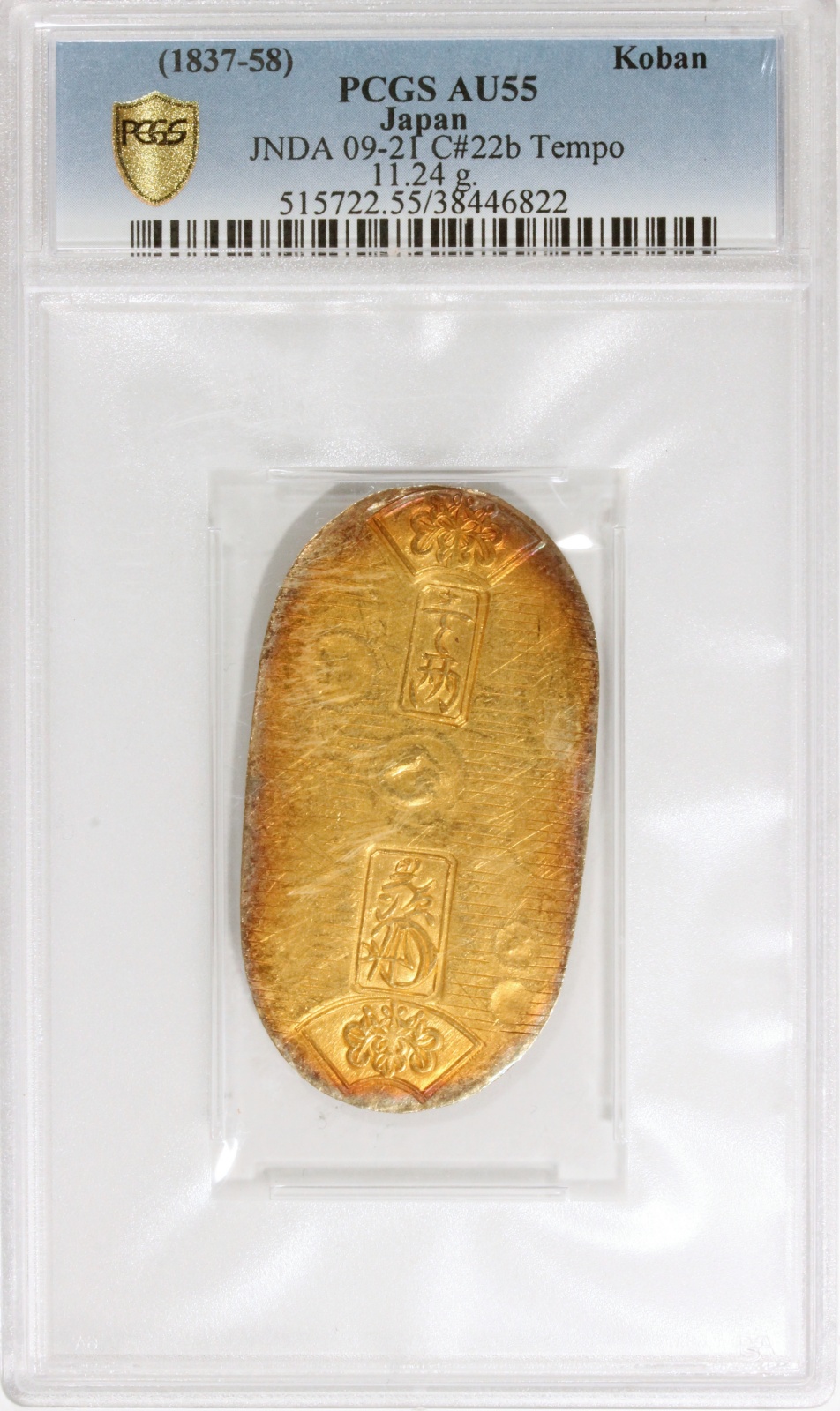 ☆*✨様 PCGS Genuine 天保小判金(1837-58) Scratch 天保小判金 極美品