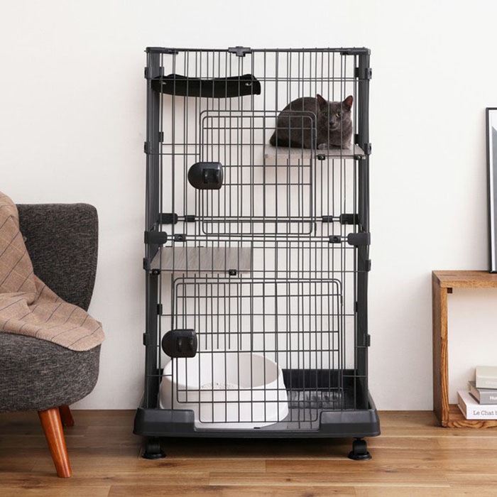 キャットケージ (ハンモック無し)約90x60x120cm キャットケージ