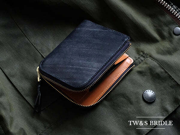 限定】L字ファスナー財布“Cram”/ブライドルレザー(バイカラー) – munekawa