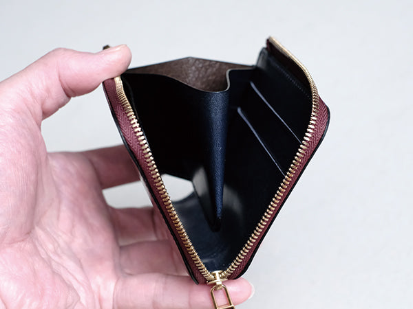 限定】L字ファスナー財布“Cram”/ブライドルレザー(バイカラー) – munekawa