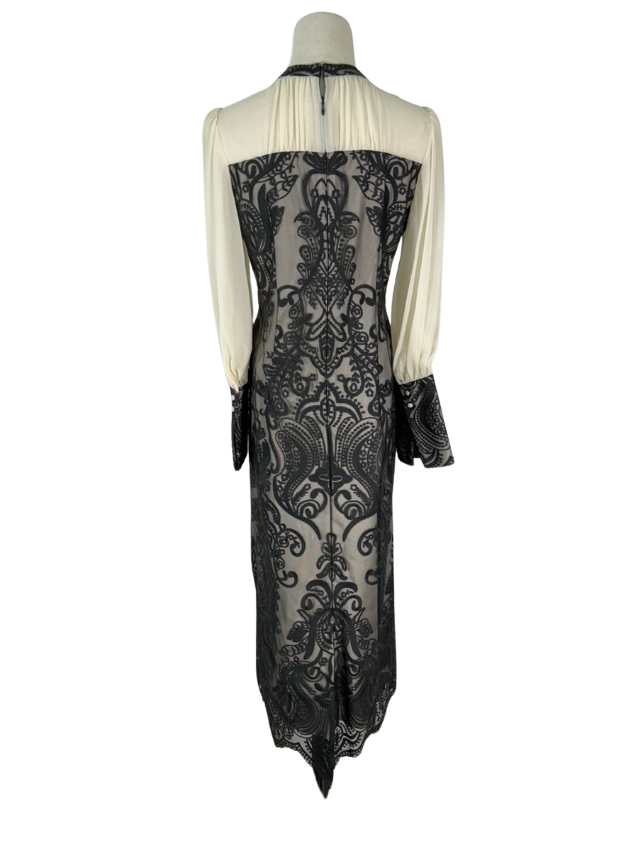 damask gather dress – ドレスル