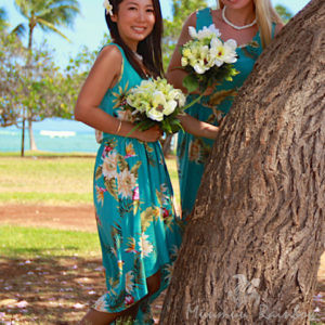 ムームー・ハワイアンドレス - リゾート結婚式参列衣装は「ムームー