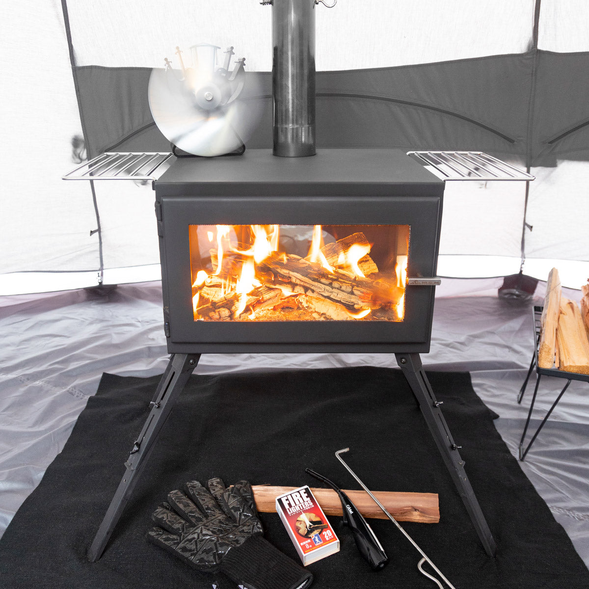 薪ストーブ用 延長脚 (オーラ ver.2 / オーラ / コージー) / Extension