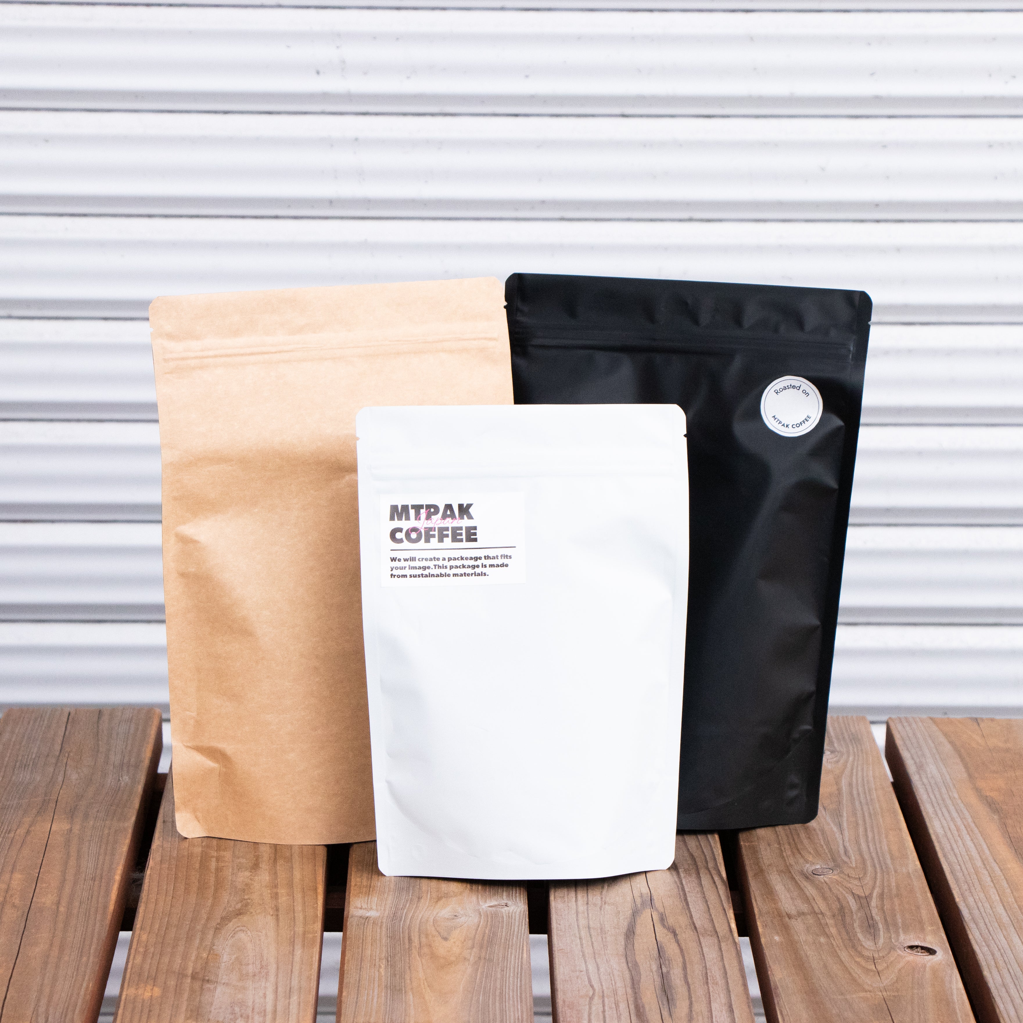 スタンドパック袋】500g｜190x275x100mm マットホワイト – MTPAK