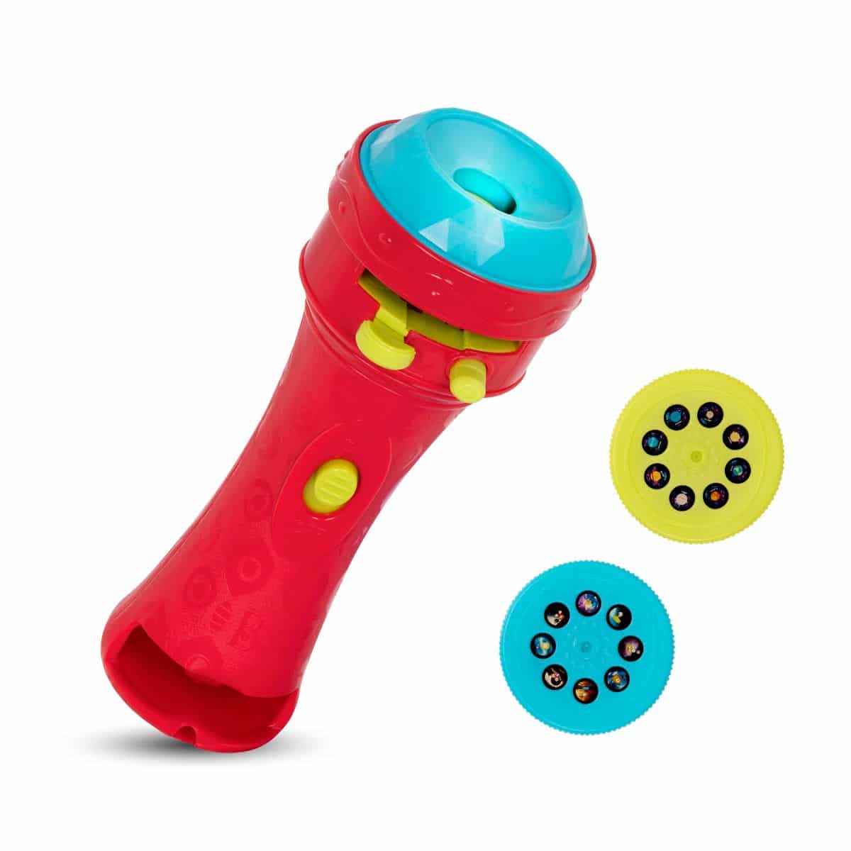 Light Me To The Moon - Red | Projector Flashlight | B. toys