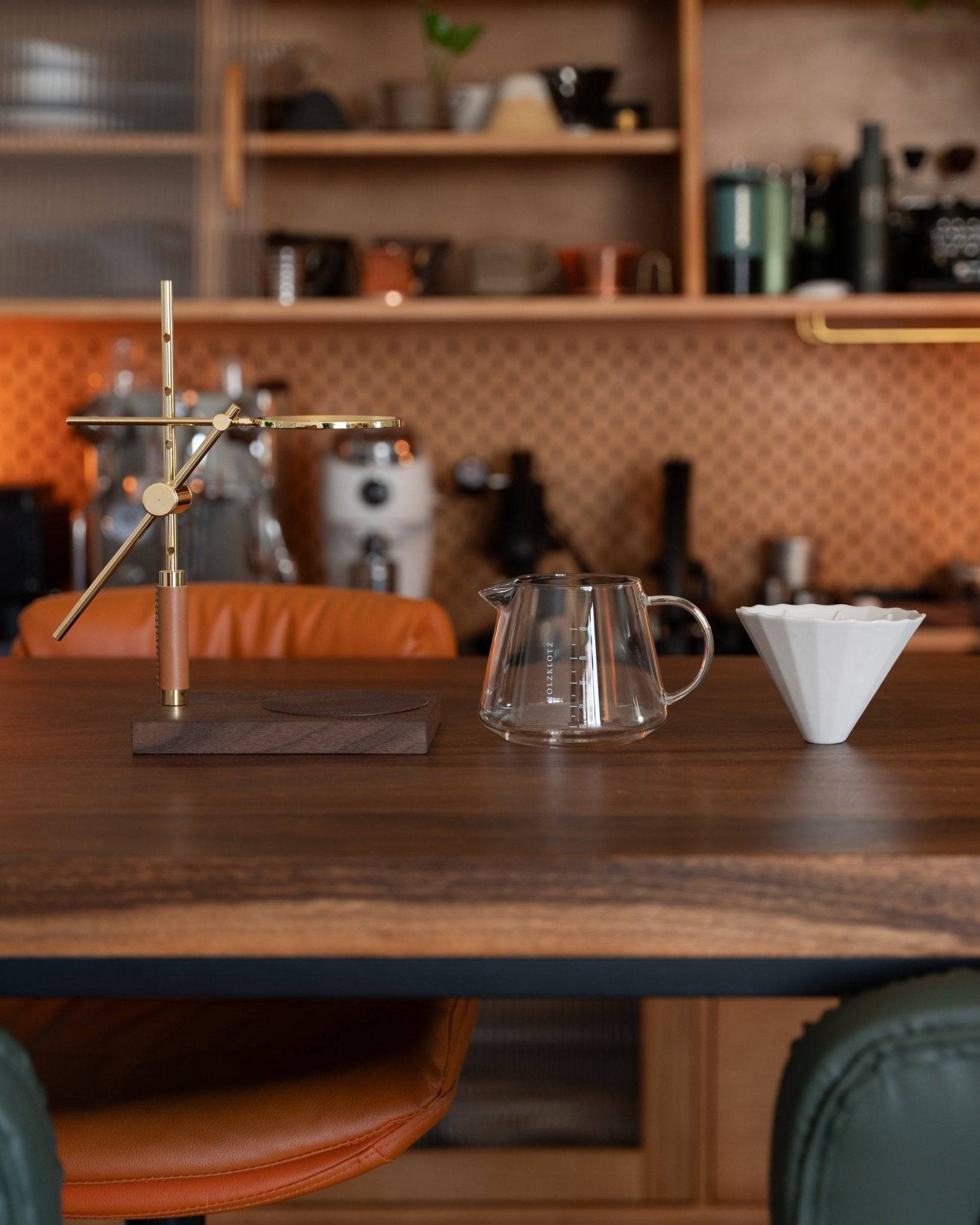 Holzklotzのハンドドリップコーヒーセット（コーヒースタンド