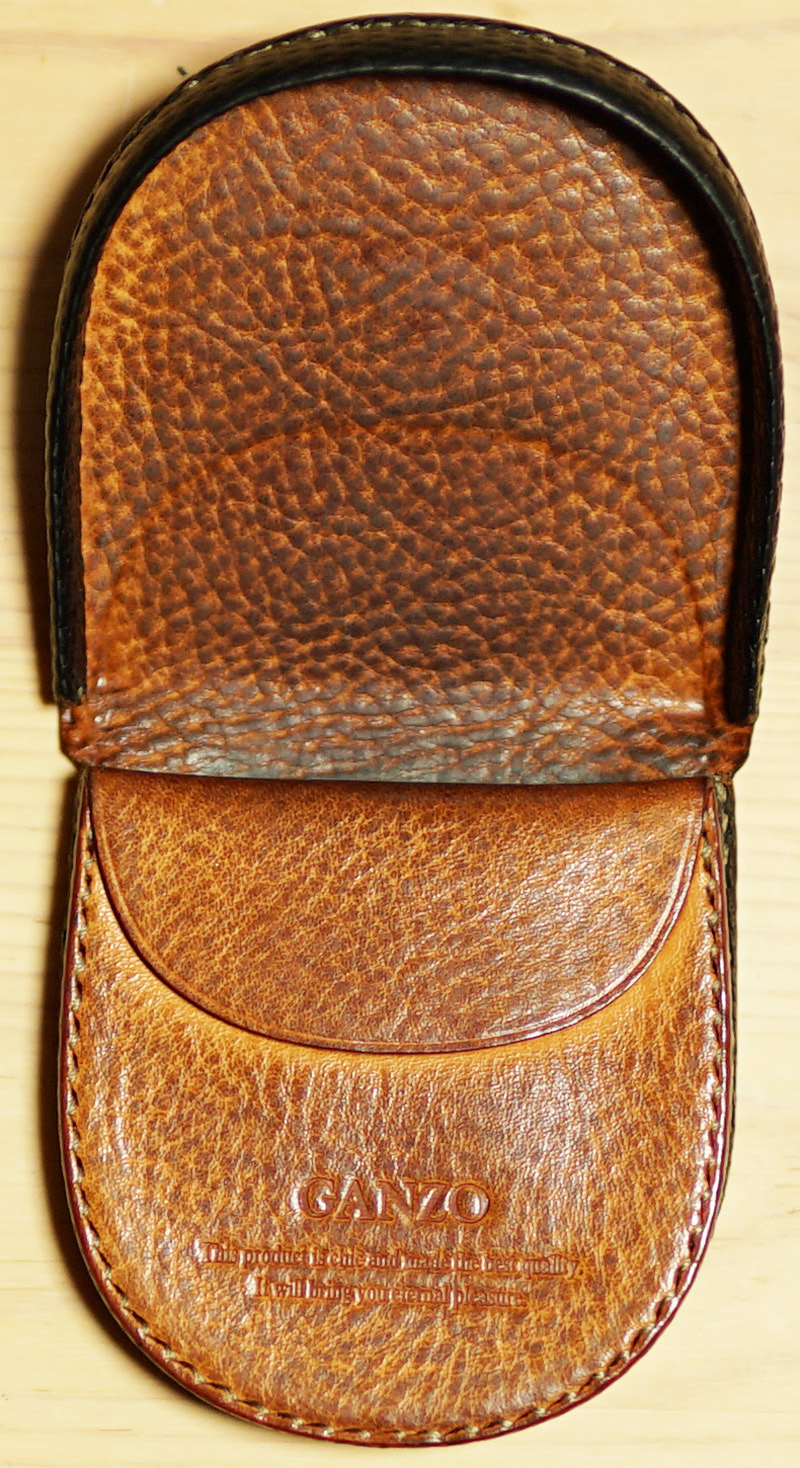 GANZO リザードシリーズ 長財布 馬蹄型小銭入れ エイジングと使用