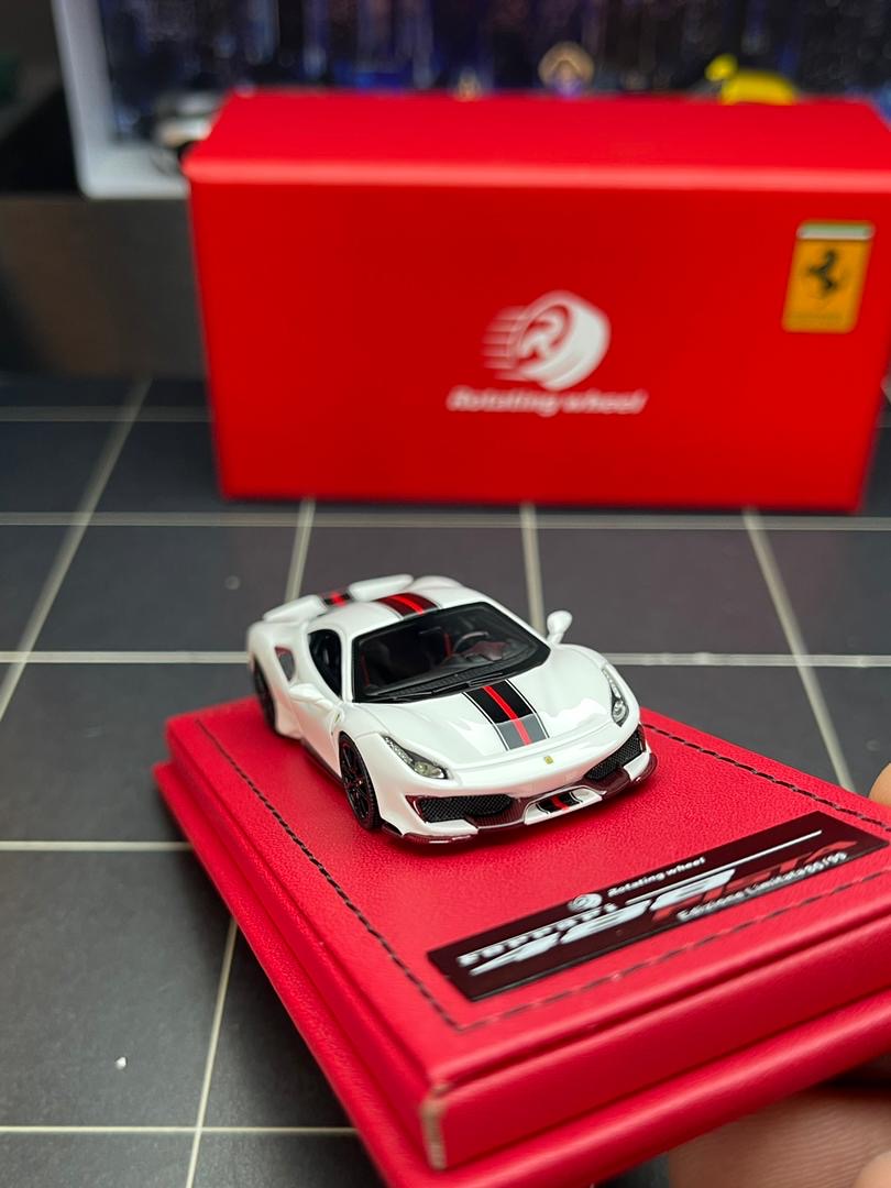 Rotating Wheel 1:64 Ferrari 488 Pista - Resin – Myguycollectibles