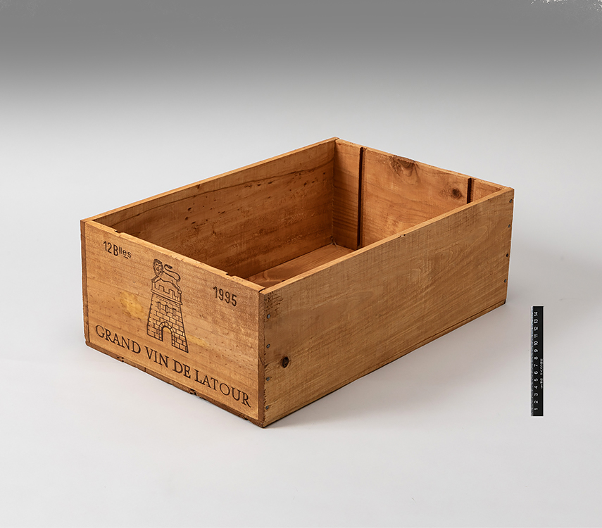 ワイン木箱 GRAND VIN DE LATOUR (ブラウン) 500×330 / マイハウス