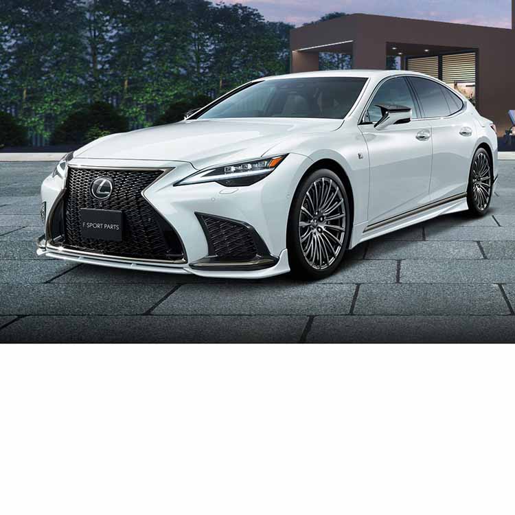 TRD 4P Aero Set (Unpainted) for Lexus LS500/LS500h F Sport (VXFA50