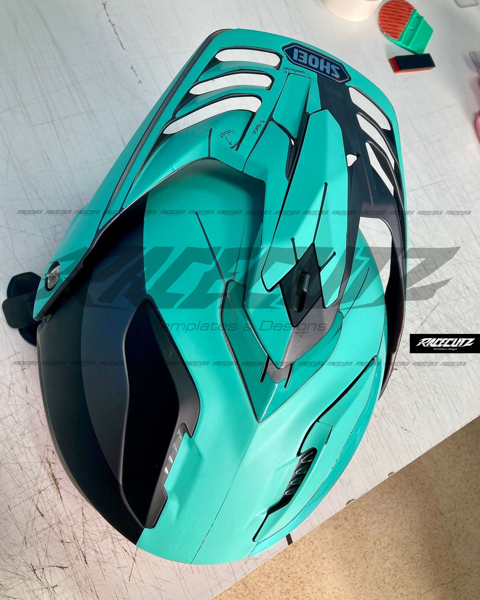 SHOEI HORNET ADV - SIZE XLARGE & XXLARGE TEMPLATE – RaceCutz