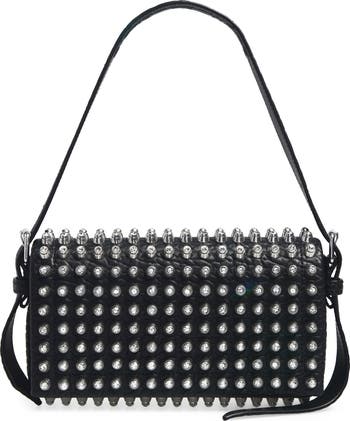 Alexander Wang Slim Ricco Crown Studded Leather Shoulder Bag