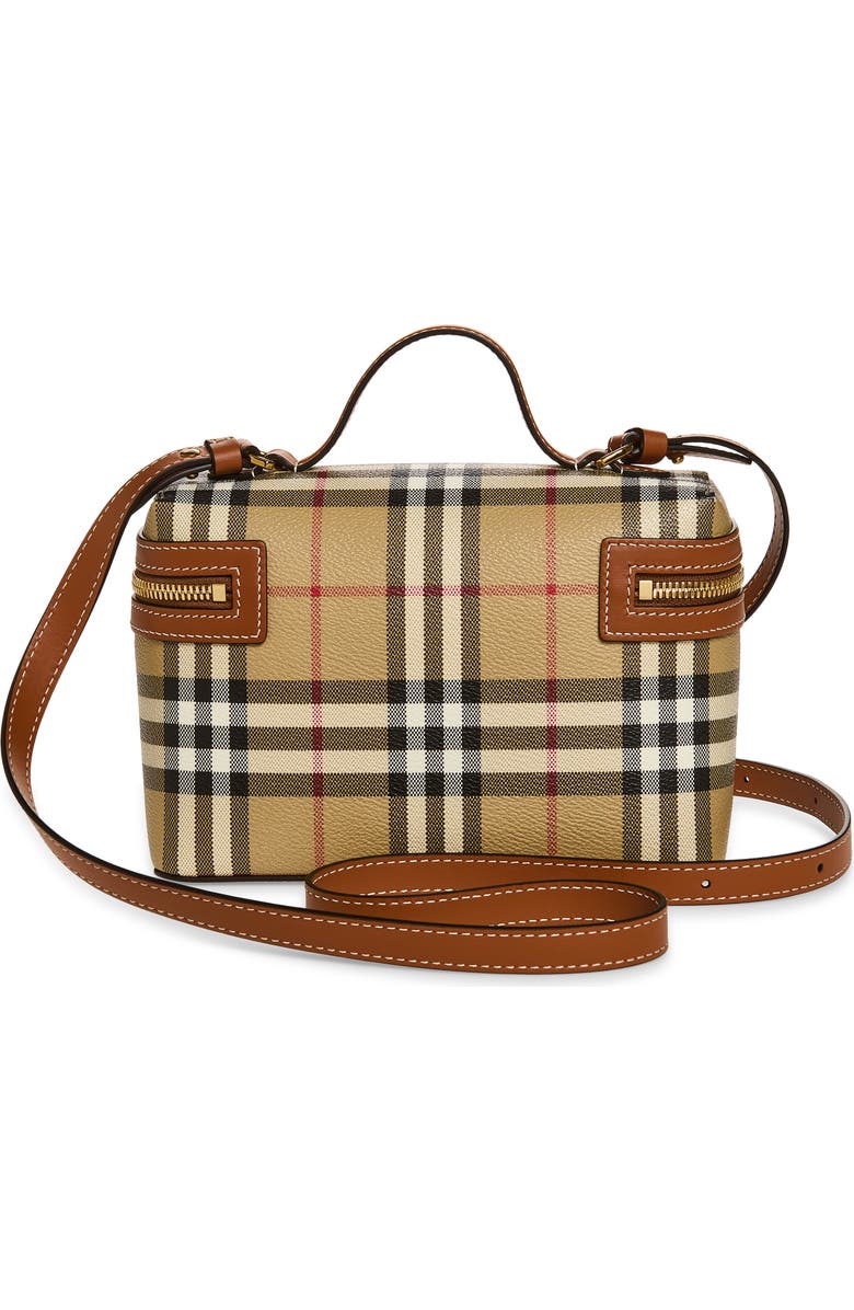 Burberry Check Coated Canvas Vanity Case | Nordstrom