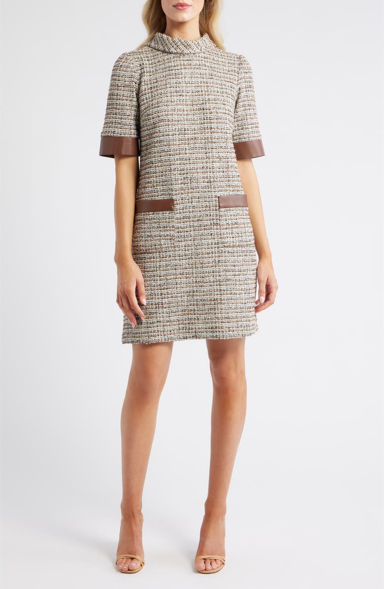 Julia Jordan Metallic Tweed Dress | Nordstrom