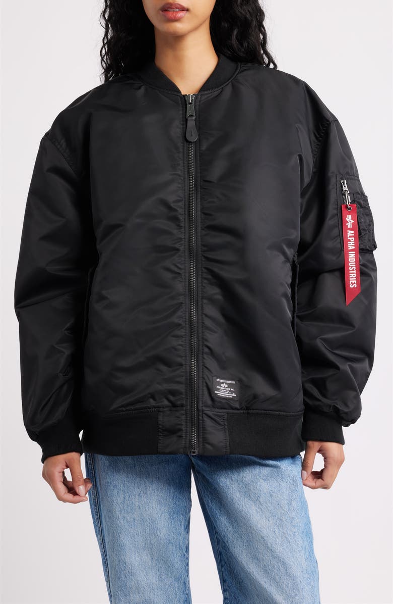 Alpha Industries MA-1 Oversize Flight Jacket | Nordstrom