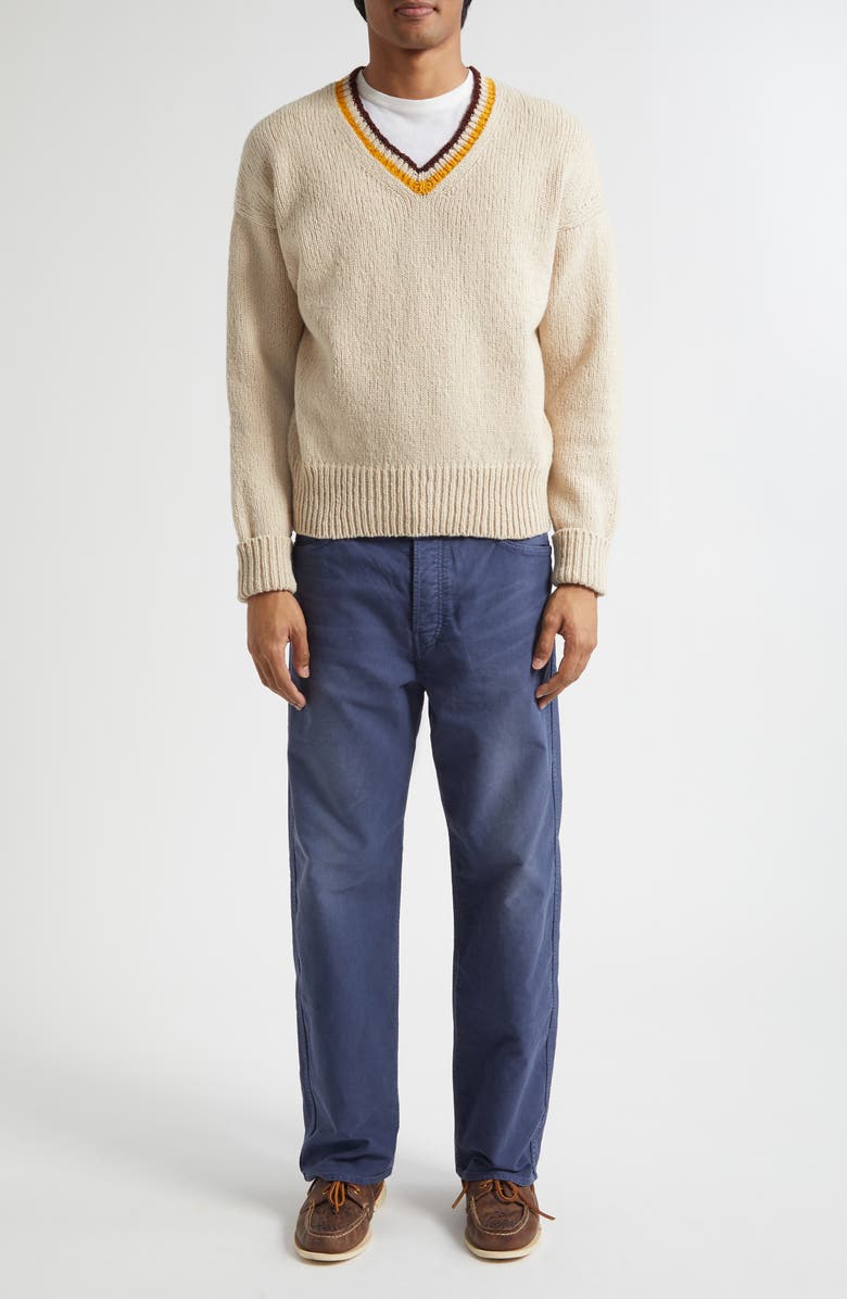 VISVIM College Wool & Cashmere V-Neck Sweater | Nordstrom