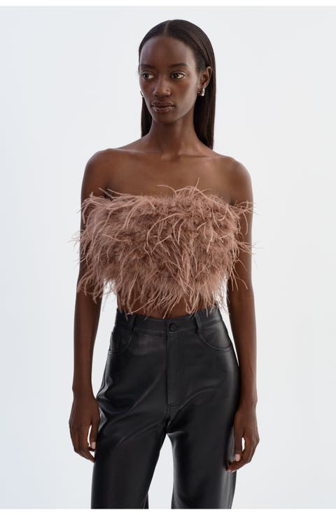 LAMARQUE Zaina | Feather Bustier | Nordstrom