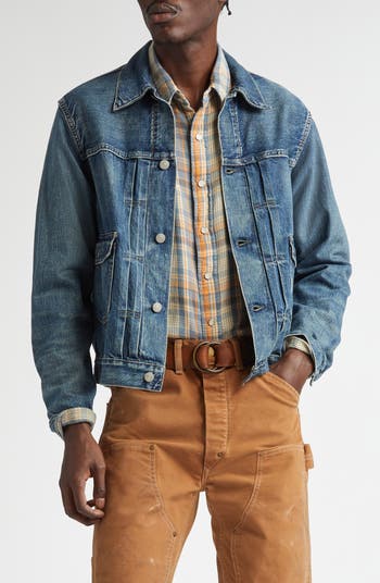 Double RL Type 2 Roughout Denim Trucker Jacket | Nordstrom