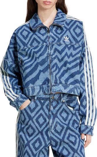 adidas x FARM Rio Lifestyle Denim Track Jacket | Nordstrom