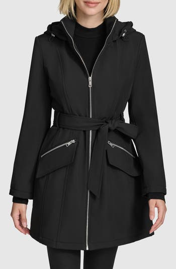 Andrew Marc Quinn Water Resistant Belted Trench Coat | Nordstromrack