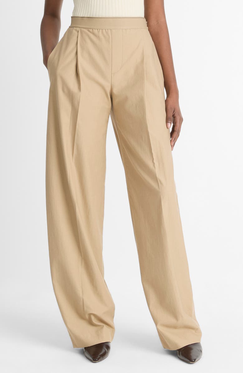 Vince Pleated Elastic Waist Pants | Nordstromrack