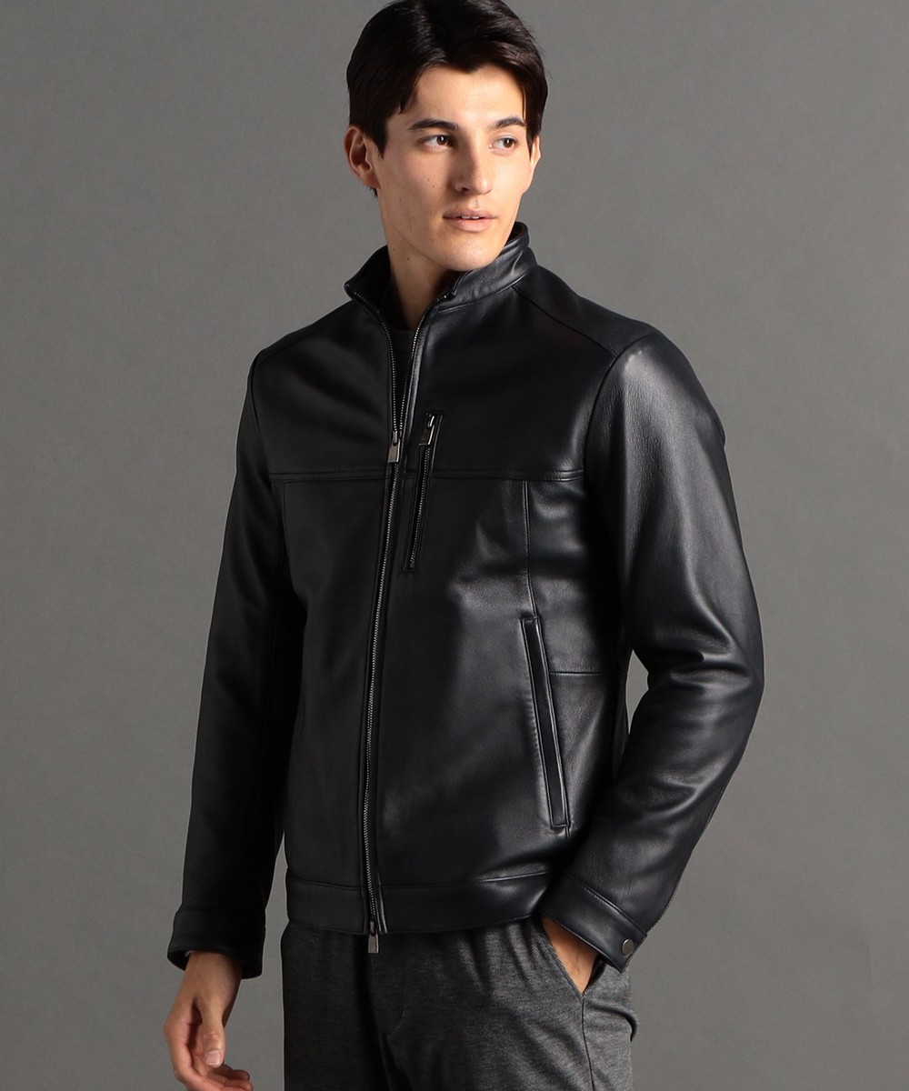 シープレザー シングルライダースブルゾン｜ライダース｜ニコル公式