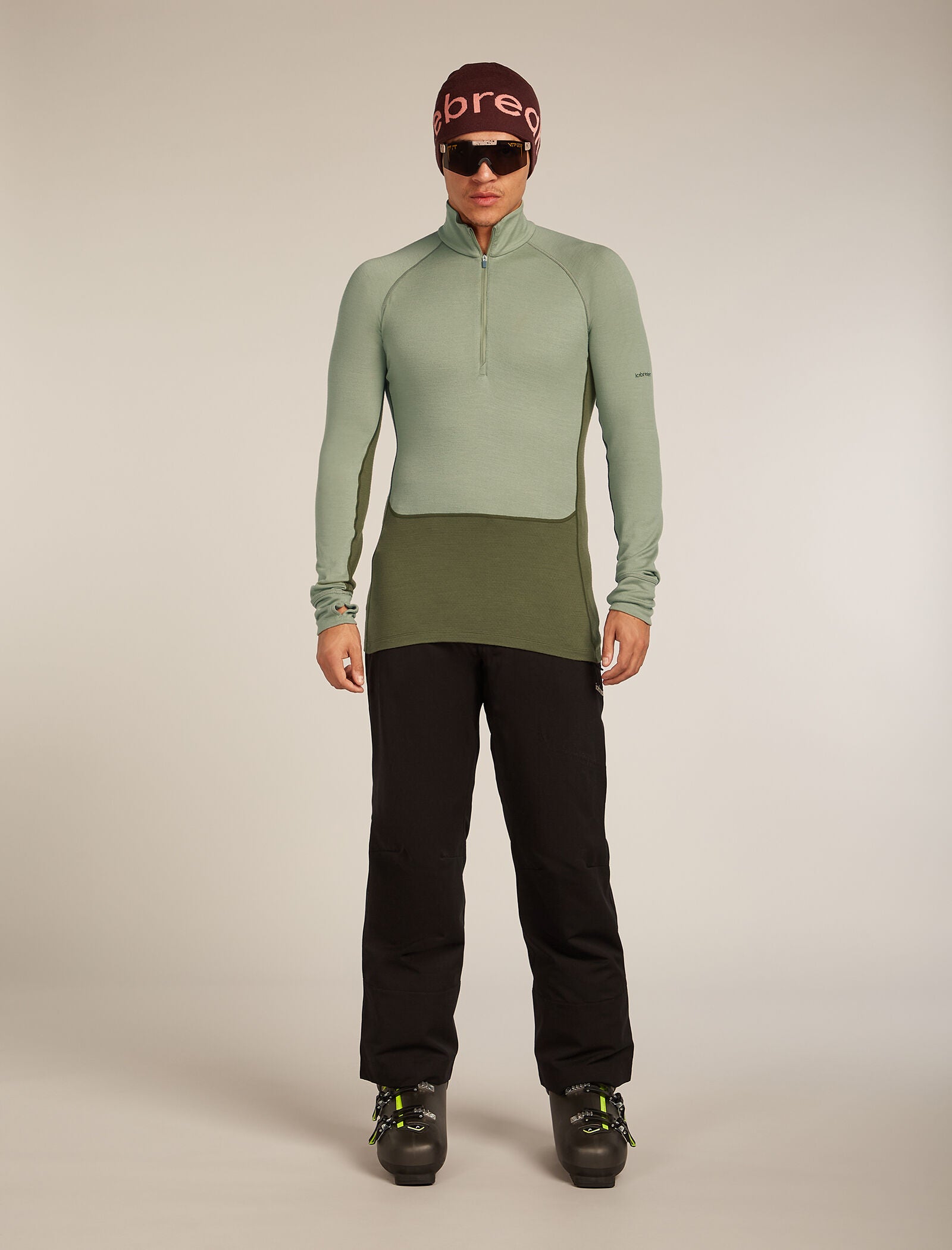 Men's Merino 260 ZoneKnit™ Long Sleeve Half Zip Thermal Top